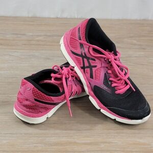 ASICS Women's Pink Black Athletic Running Shoes T582N Size 8